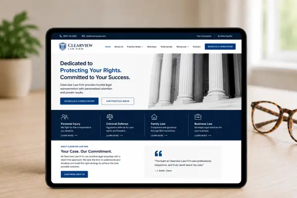Lawyer website design