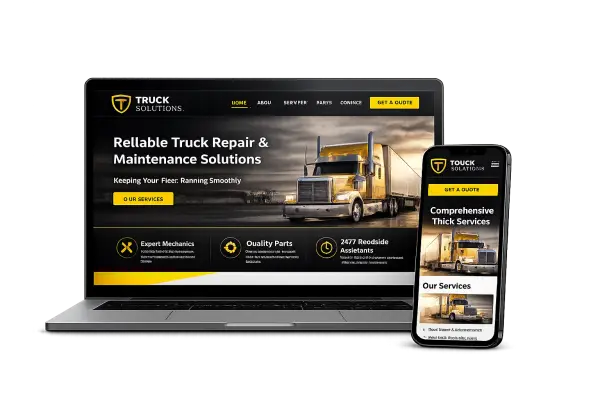 Cleaning business website design