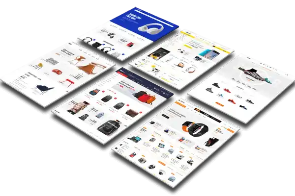 Online store and website mockups for Miami businesses