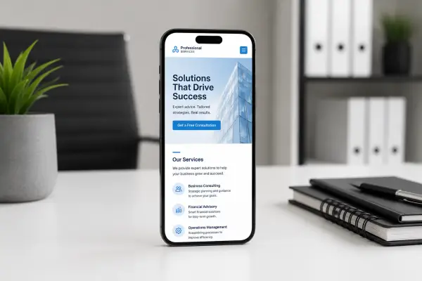 Logistics website design
