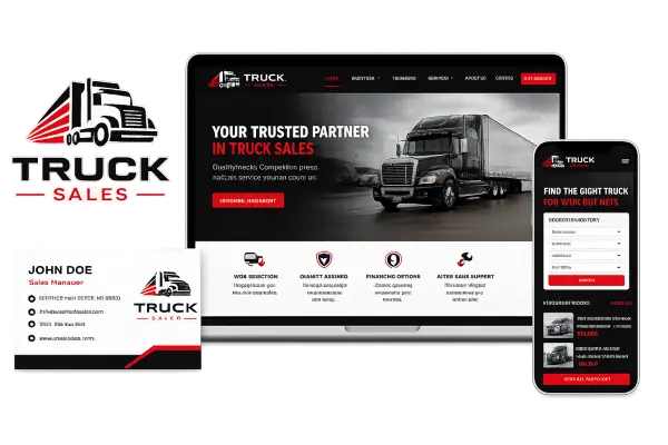 Trucking company web presence design