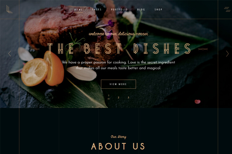 Restaurant Modern Design - 911MYWEB Ecommerce Website development