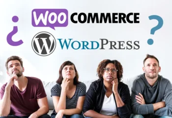 Group discussing websites with WooCommerce & WordPress in Miami