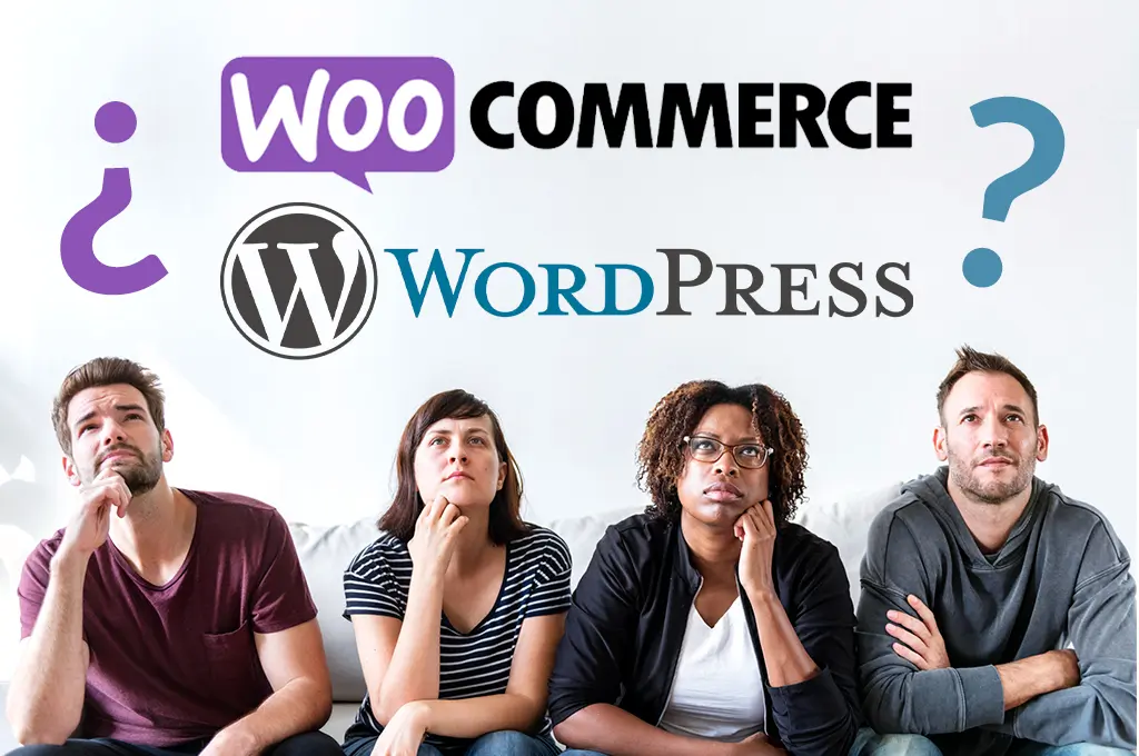 Group discussing websites with WooCommerce & WordPress in Miami