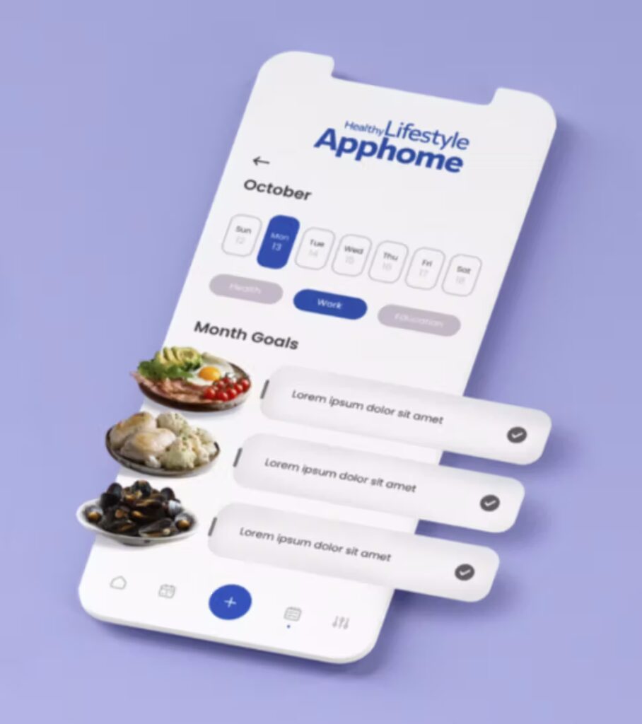 Miami web design - Modern app interface by 911MYWEB.