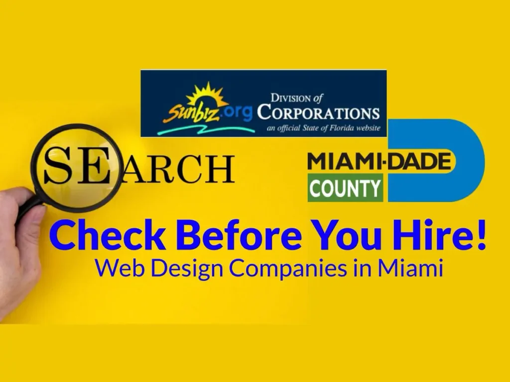Check web design companies Miami – 911MYWEB trusted services.