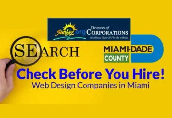 Check web design companies Miami – 911MYWEB trusted services.