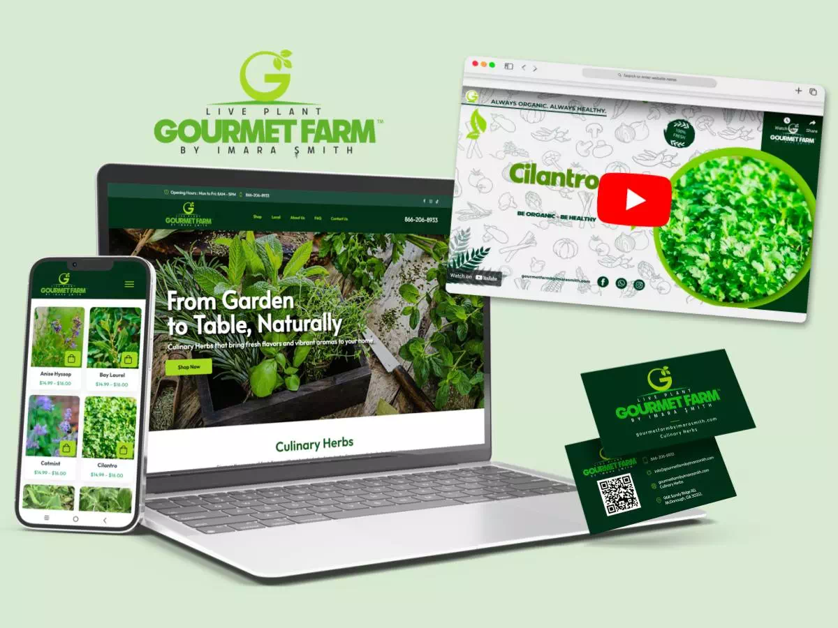 Gourmetfarmbyimarasmith.com 7 > 911myweb.com Case Studies GOURMET > 911myweb.com