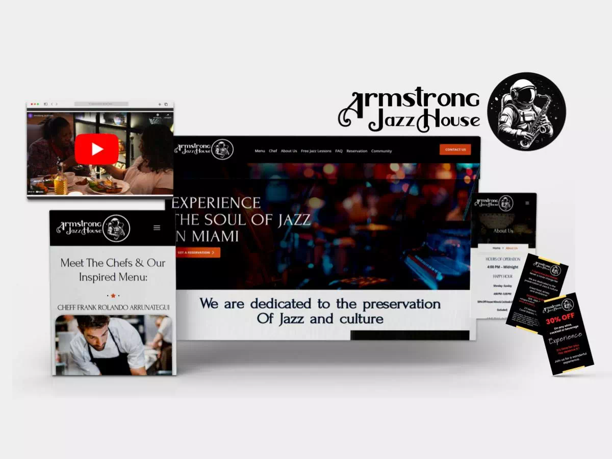 Armstrongjazzhouse.com 7 > 911myweb.com Case Studies Jazz H > 911myweb.com