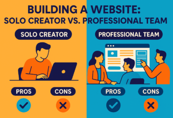 Professional Team Website vs Solo Creator Comparison
