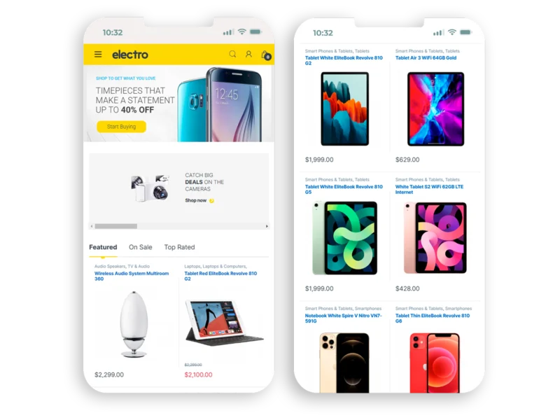 E-commerce UI design - 911MYWEB crafts tailored websites in Miami.
