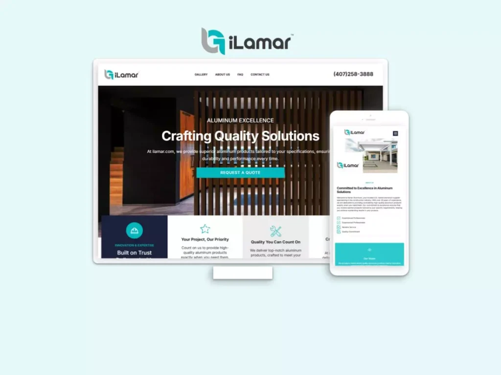 ilamar website design > 911myweb.com