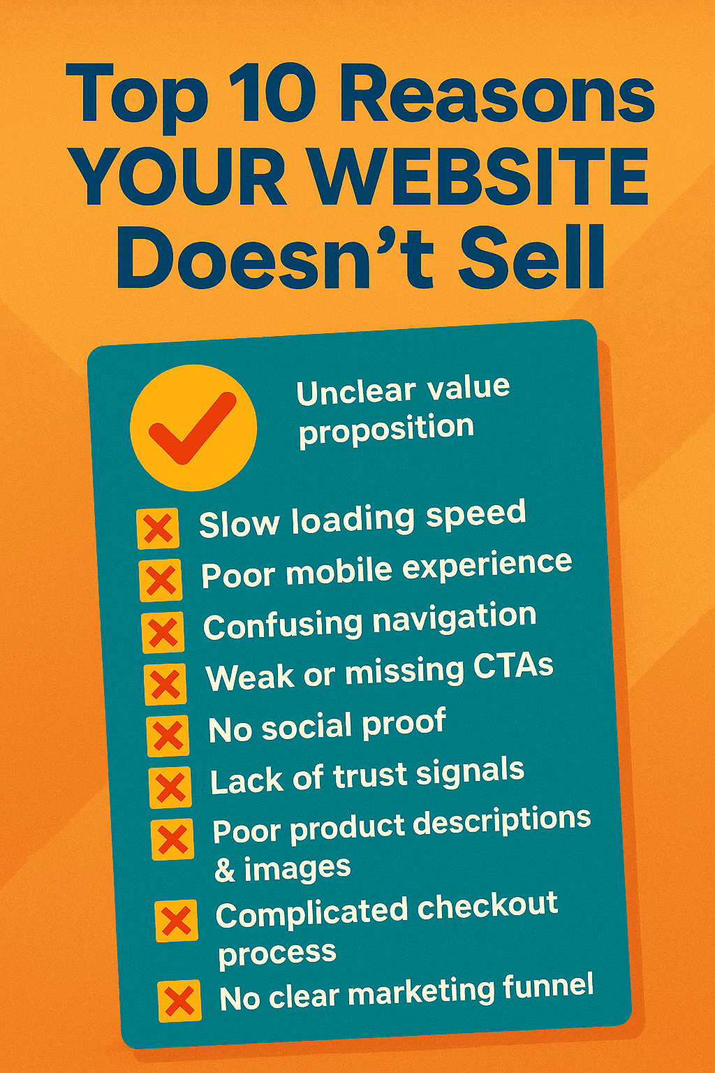 Website Doesn't Sell: 10 Proven Fixes to Boost Conversions Now